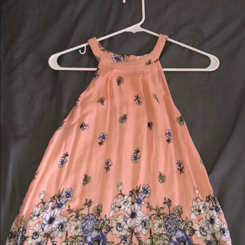 Pink shirt with flowers